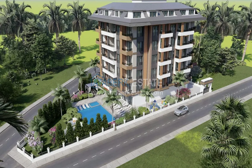 New boutique complex under construction in Avsallar 1 