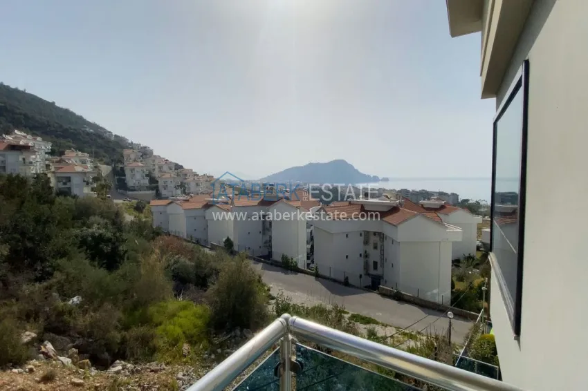 Purchase Furnished duplex apartment with sea and mountain views - center, Alanya 12