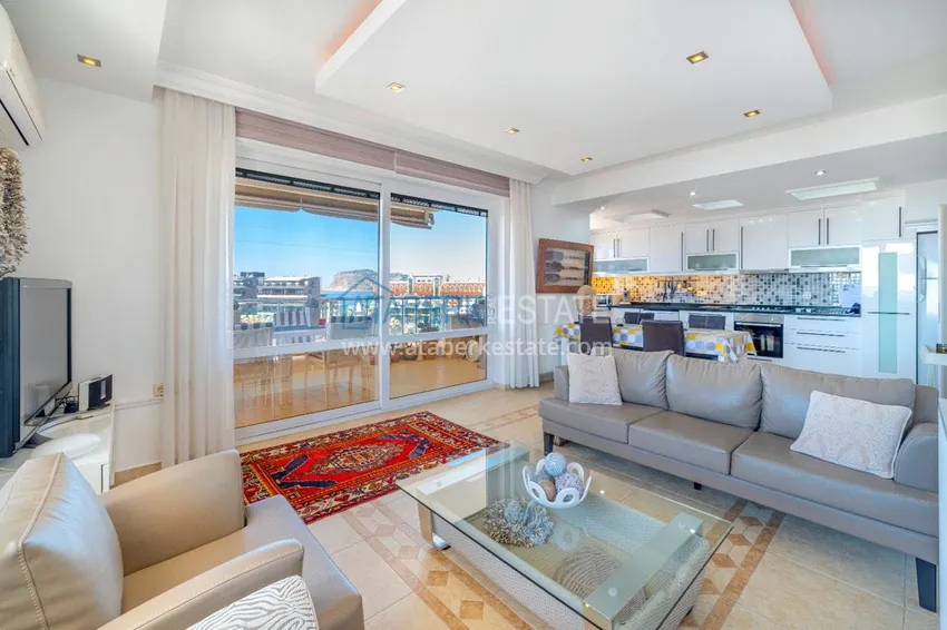 Purchase Luxurious view duplex penthouse in one of the best complexes in Tosmur 10