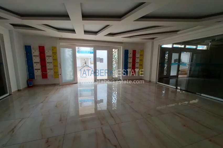 1+1 apartment for rent with access to the garden in the resort area of Alanya - Avsallar 10