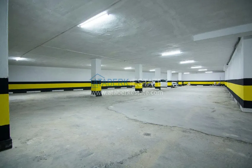 1+1 furnished apartment with sea view, Kargicak area - Alanya 13 