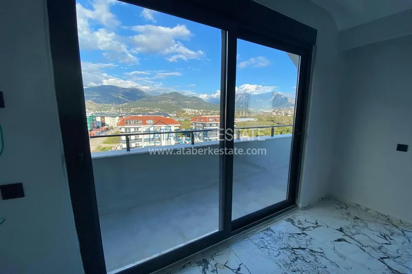 Purchase Duplex 2 + 1 with mountain views in a modern boutique complex, Oba - Alanya 11 