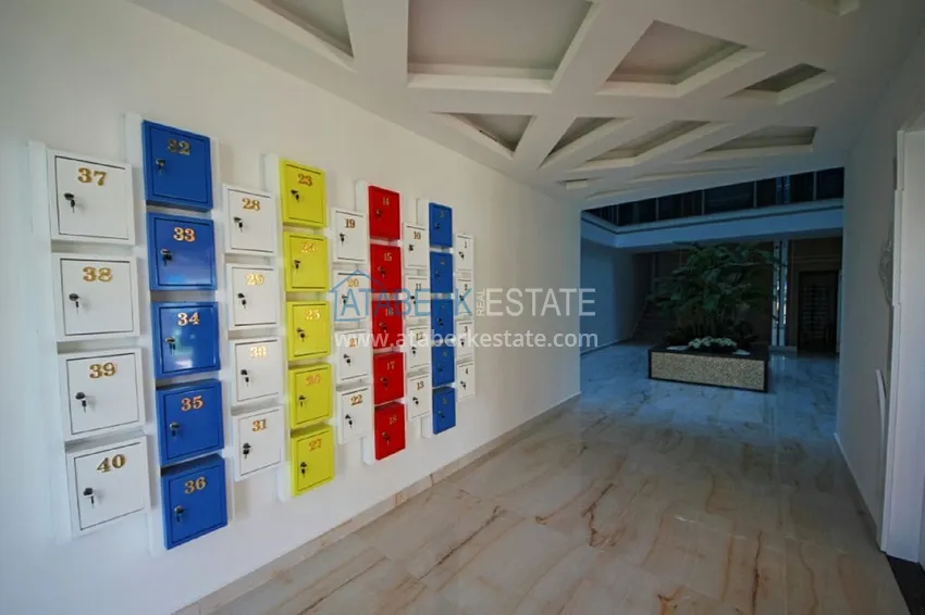 1+1 apartment for rent with access to the garden in the resort area of Alanya - Avsallar 11