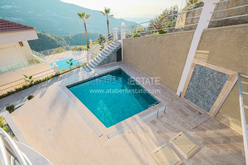 Purchase Private two-storey villa with fabulous views — Alanya, Tepe district 12