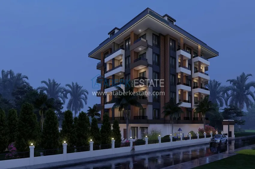 New boutique complex under construction in Avsallar 12 