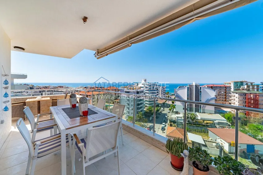 Purchase Luxurious view duplex penthouse in one of the best complexes in Tosmur 12