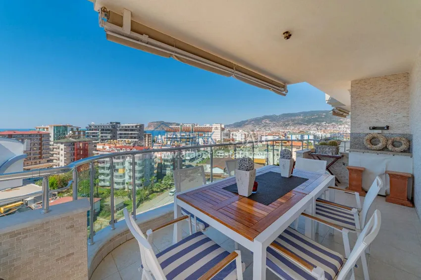 Purchase Luxurious view duplex penthouse in one of the best complexes in Tosmur 13