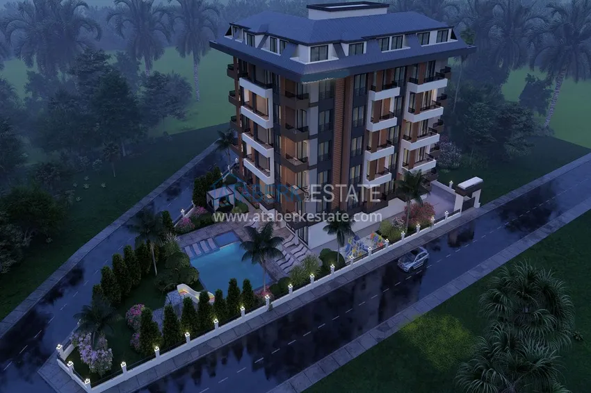 New boutique complex under construction in Avsallar 13 