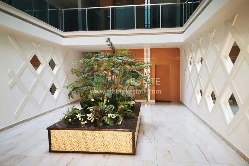 1+1 apartment for rent with access to the garden in the resort area of Alanya - Avsallar 13