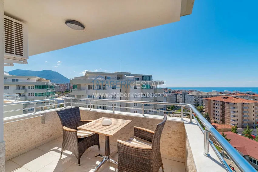 Purchase Luxurious view duplex penthouse in one of the best complexes in Tosmur 14