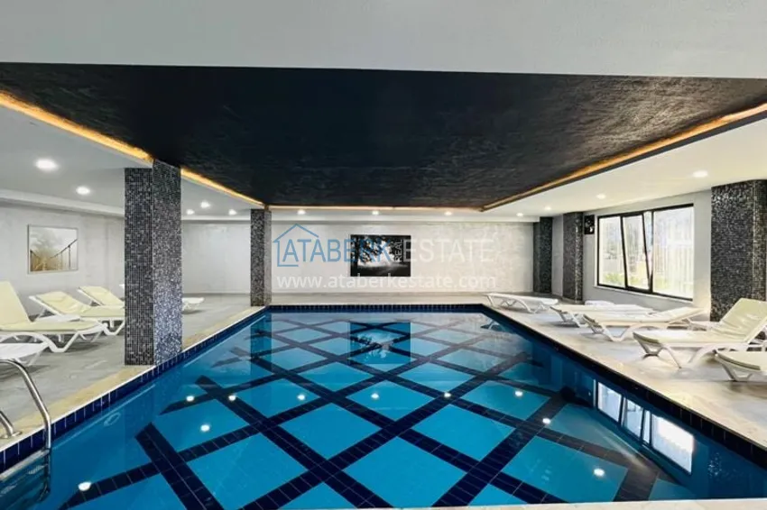 1+1 furnished apartment with sea view, Kargicak area - Alanya 19 