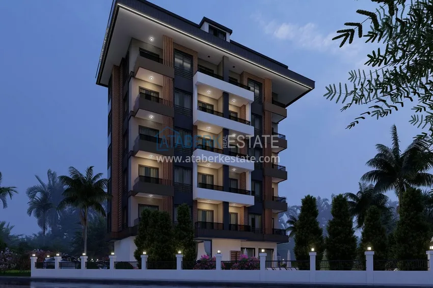 New boutique complex under construction in Avsallar 14 