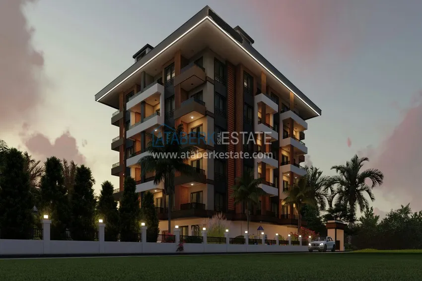 New boutique complex under construction in Avsallar 15 