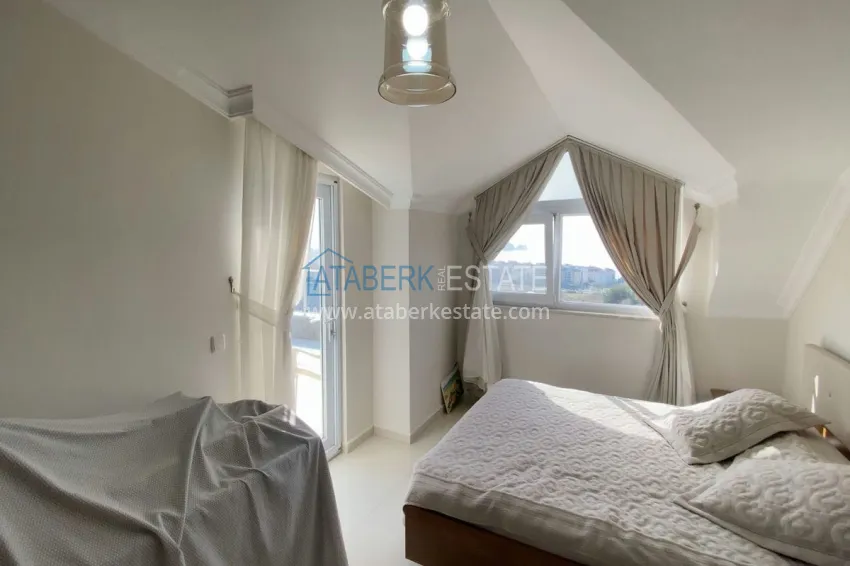 Purchase Furnished duplex apartment with sea and mountain views - center, Alanya 19