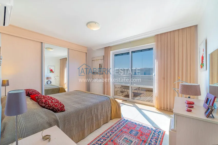 Purchase Luxurious view duplex penthouse in one of the best complexes in Tosmur 17