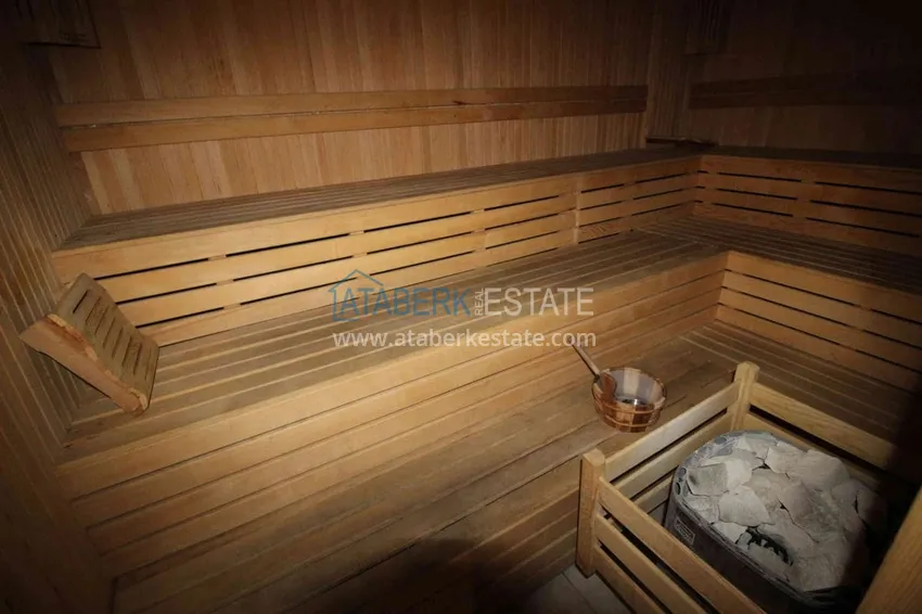 Luxurious view duplex penthouse in one of the best complexes in Tosmur 17