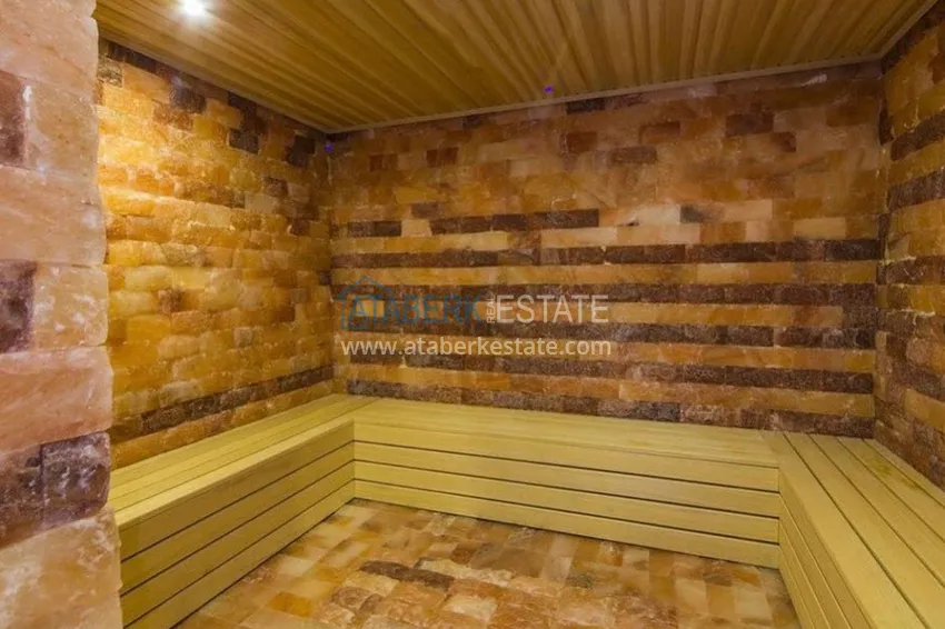 Duplex apartment for rent with sea and mountain views, Kestel — Alanya E31 20 