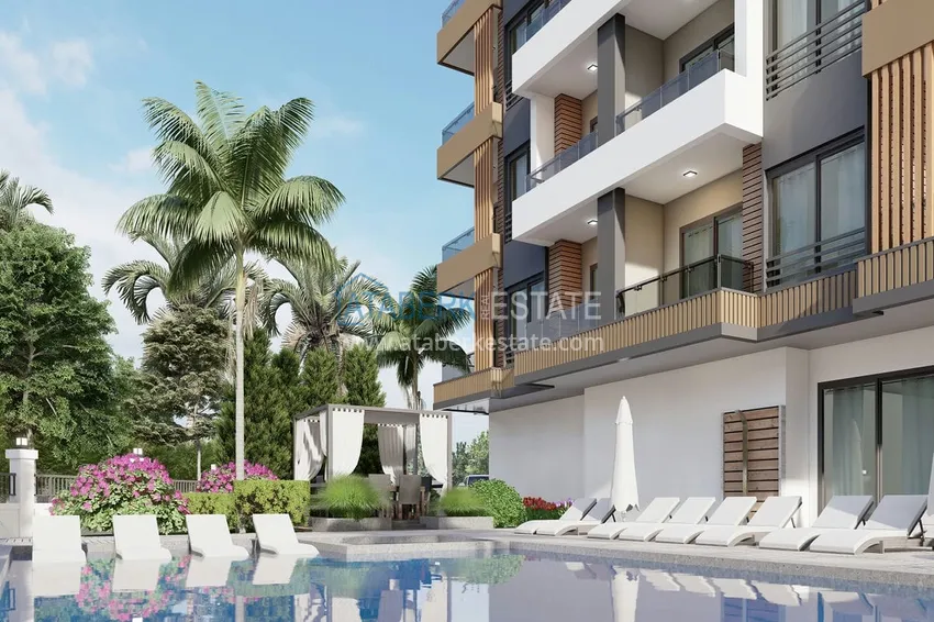 New boutique complex under construction in Avsallar 17 