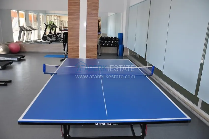 Furnished one-bedroom apartment with a bonus from the owner in a complex with a private beach, Avsallar district — Alanya 19 