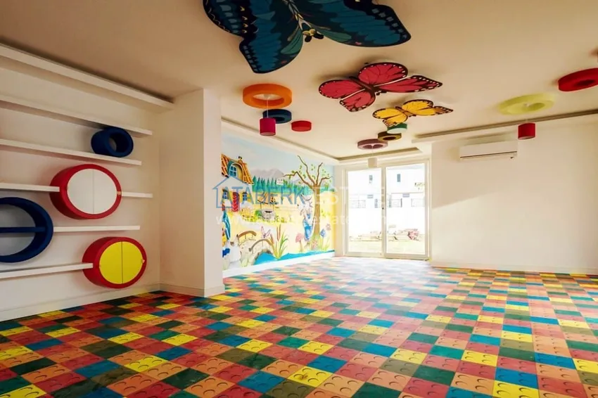 1+1 apartment for rent with access to the garden in the resort area of Alanya - Avsallar 18