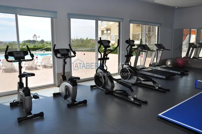 Furnished one-bedroom apartment with a bonus from the owner in a complex with a private beach, Avsallar district — Alanya 20 