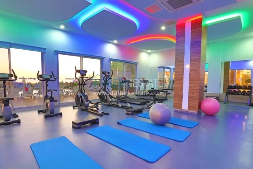 Furnished one-bedroom apartment with a bonus from the owner in a complex with a private beach, Avsallar district — Alanya 21 