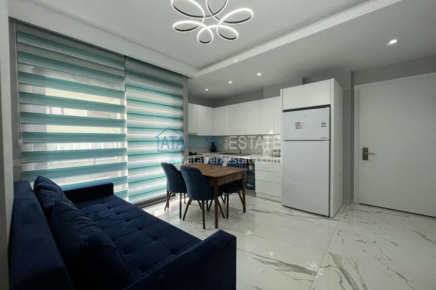 1+1 apartment for rent in a modern complex — the center of Alanya, Keykubat beach area No. 24 1