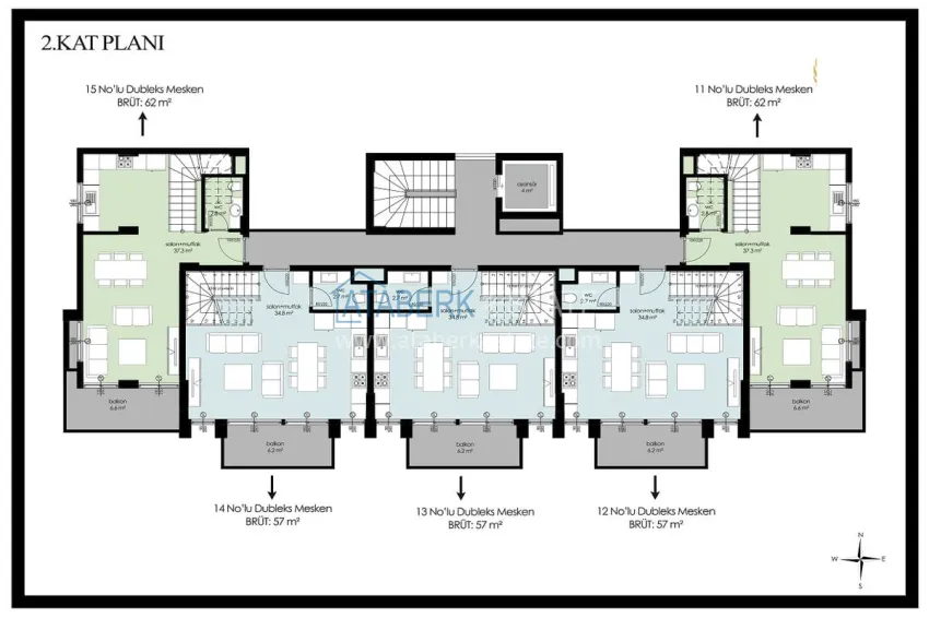 Buy cheap Elite complex at the start of construction in the center of Alanya 2 