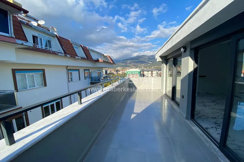 Purchase Duplex 2 + 1 with mountain views in a modern boutique complex, Oba - Alanya 21 