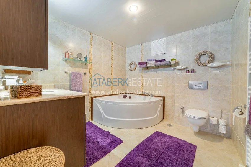 Purchase Luxurious view duplex penthouse in one of the best complexes in Tosmur 22