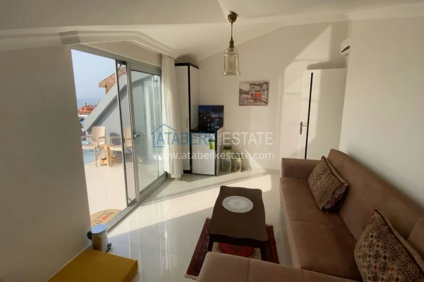 Purchase Furnished duplex apartment with sea and mountain views - center, Alanya 24