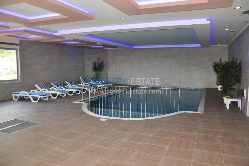 Furnished one-bedroom apartment with a bonus from the owner in a complex with a private beach, Avsallar district — Alanya 22 