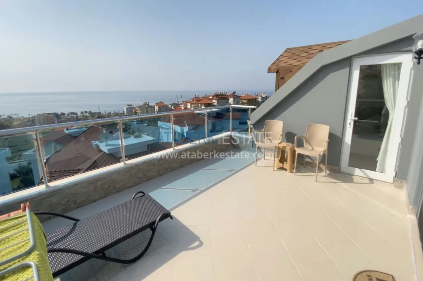 Purchase Furnished duplex apartment with sea and mountain views - center, Alanya 26