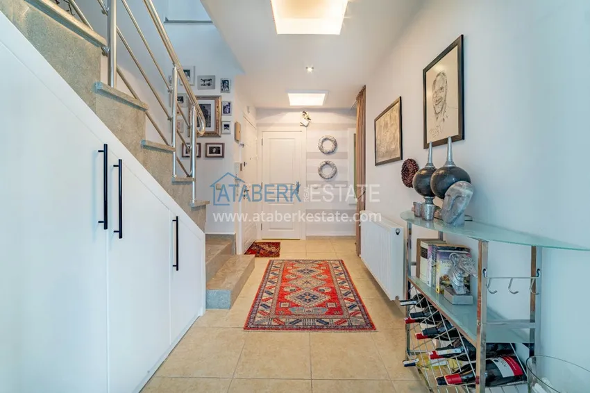 Purchase Luxurious view duplex penthouse in one of the best complexes in Tosmur 25