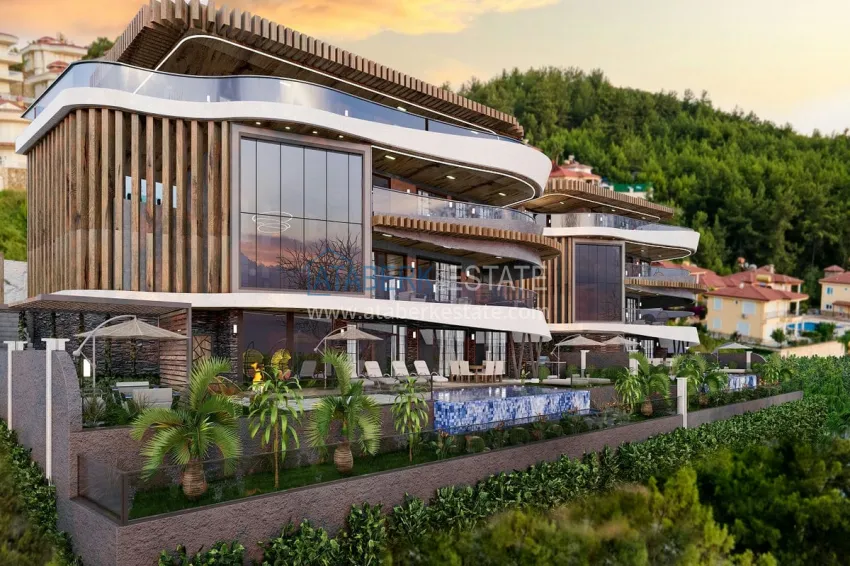 Villas from the developer in Kargicak - with the right to obtain Turkish citizenship 10