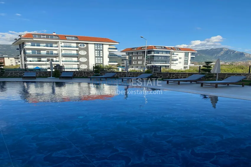 Duplex 2 + 1 with mountain views in a modern boutique complex, Oba - Alanya 4 