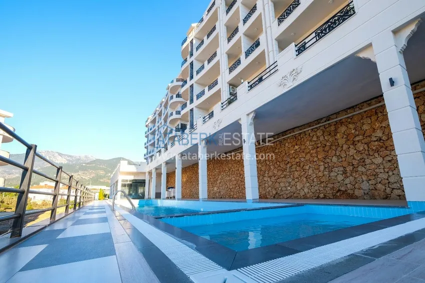 Furnished 2+1 apartment with mountain views, Oba district — Alanya 2 