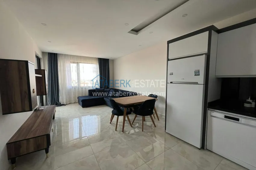 Purchase  One bedroom furnished apartment near Cleopatra beach, Alanya 2 