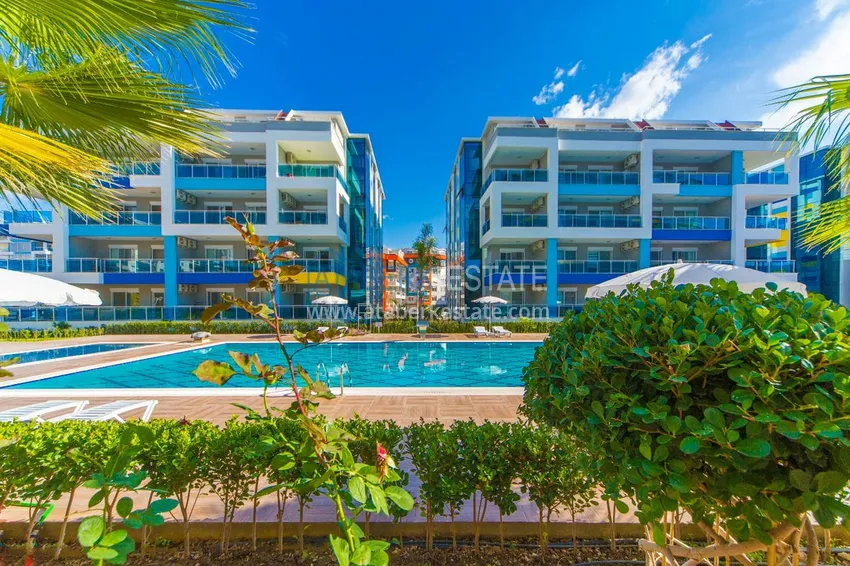 Duplex apartment for rent with sea and mountain views, Kestel — Alanya E31 4 