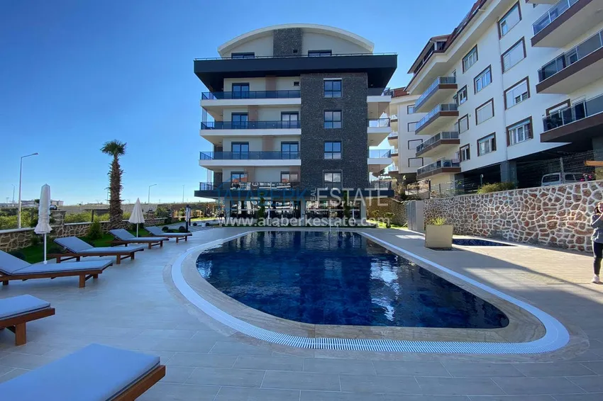 Duplex 2 + 1 with mountain views in a modern boutique complex, Oba - Alanya 2 