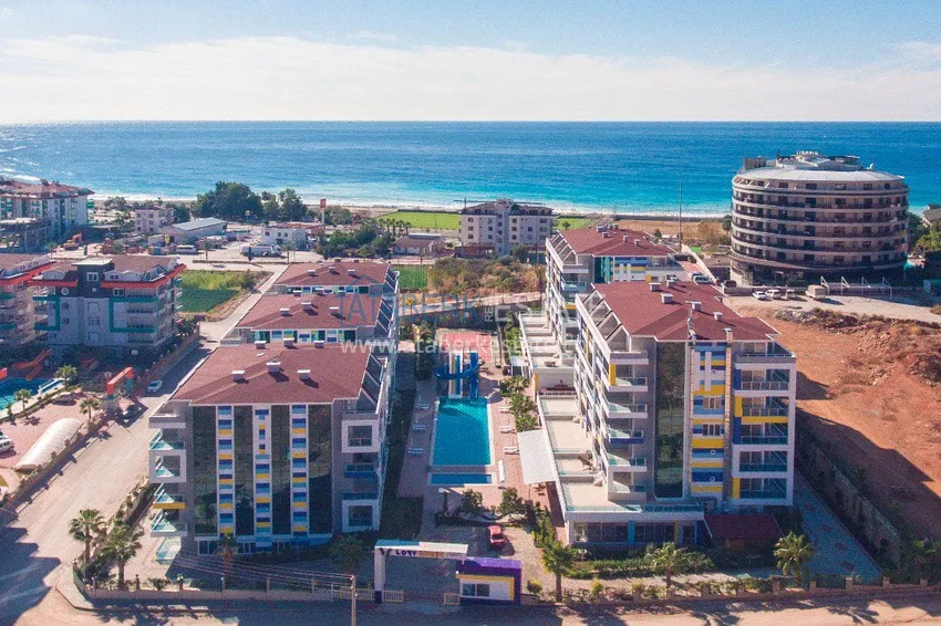 Duplex apartment for rent with sea and mountain views, Kestel — Alanya E31 1 