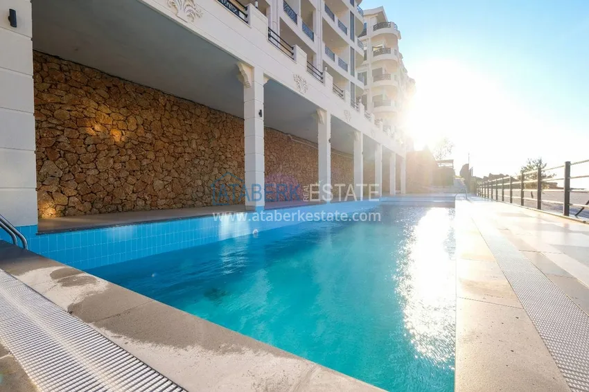 Furnished 2+1 apartment with mountain views, Oba district — Alanya 3 