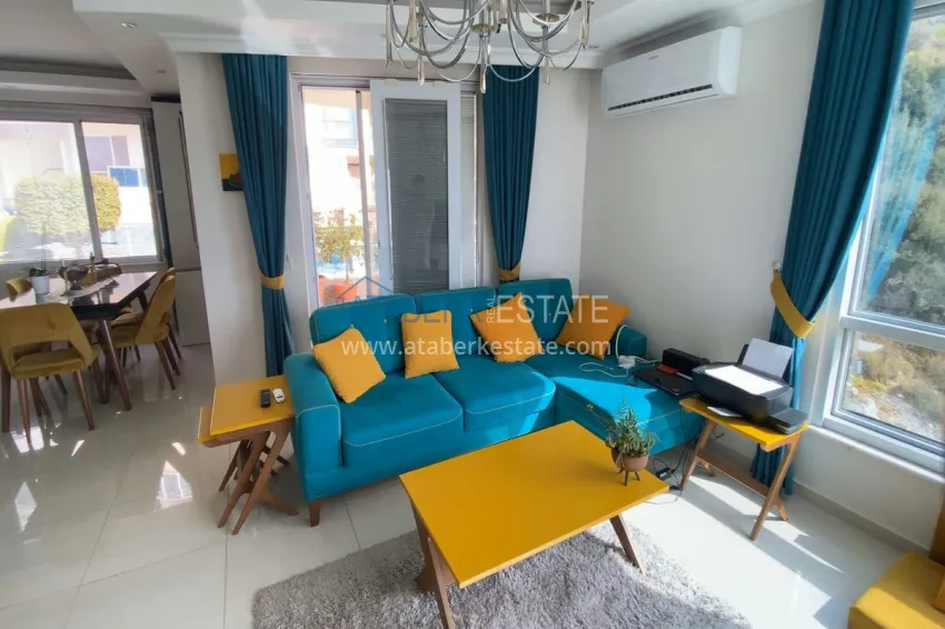 Purchase Furnished duplex apartment with sea and mountain views - center, Alanya 4