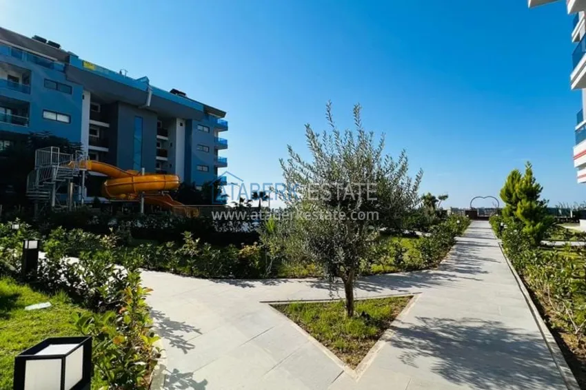 1+1 furnished apartment with sea view, Kargicak area - Alanya 7 