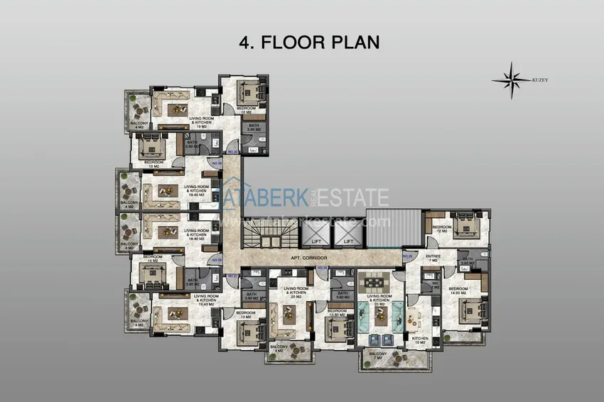 Buy cheap New boutique complex under construction in Avsallar 1 