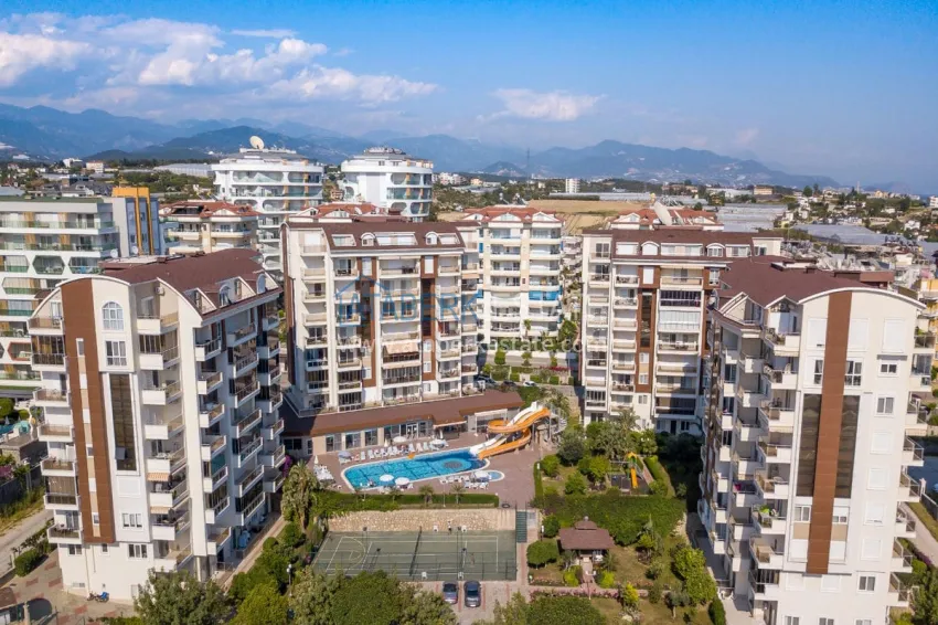 Furnished one-bedroom apartment with a bonus from the owner in a complex with a private beach, Avsallar district — Alanya 28 