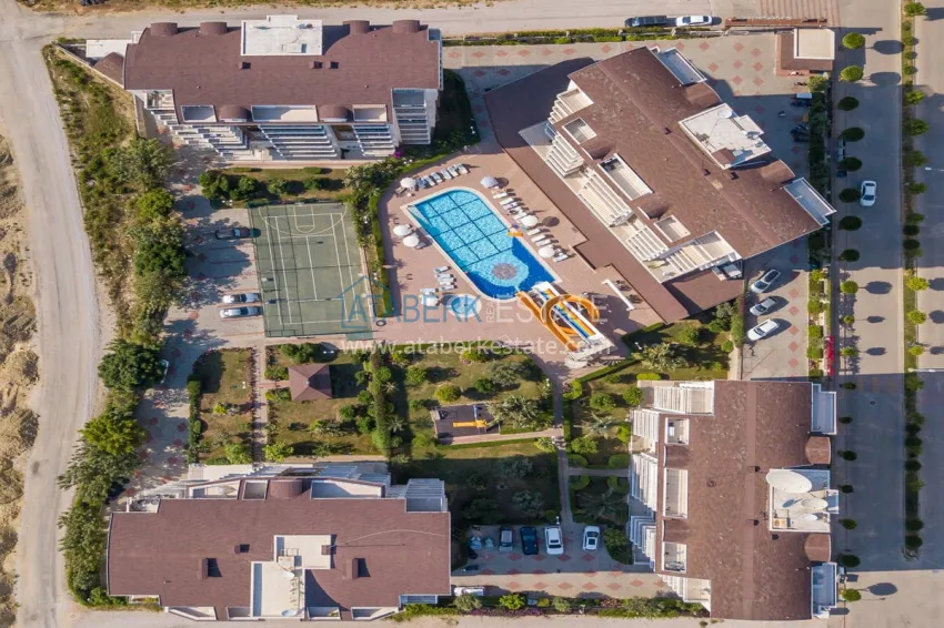 Furnished one-bedroom apartment with a bonus from the owner in a complex with a private beach, Avsallar district — Alanya 29 