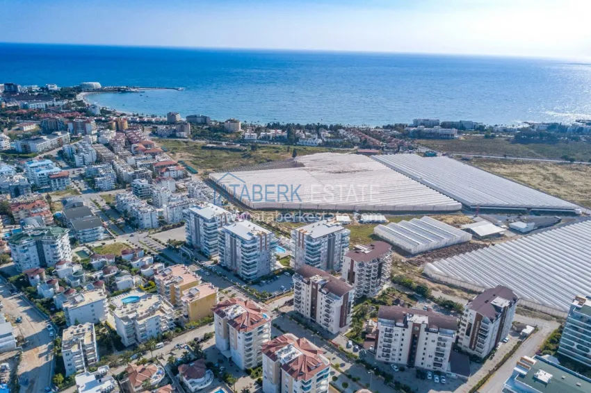 Furnished one-bedroom apartment with a bonus from the owner in a complex with a private beach, Avsallar district — Alanya 30 