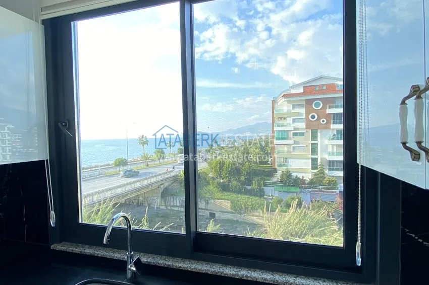Purchase Apartment with new furniture and high-quality finishing in the Kestel area on the seafront 6 