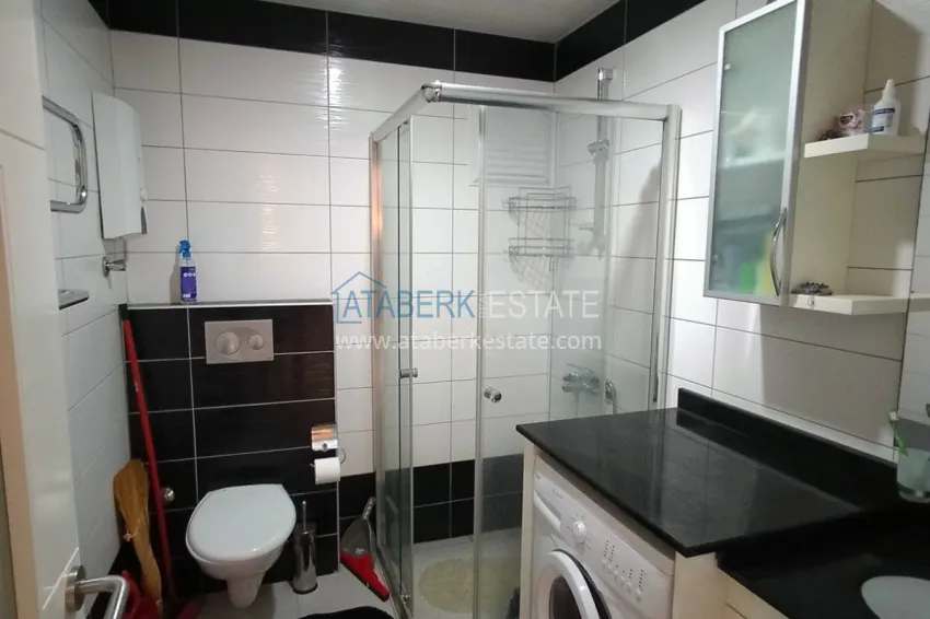 Purchase Furnished one-bedroom apartment with a bonus from the owner in a complex with a private beach, Avsallar district — Alanya 5 